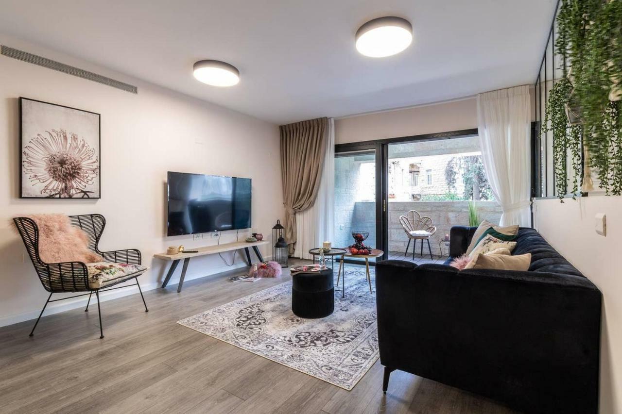 King David Residence Luxury 4 Bd/Pool/Gym/Parking Jeruzsálem Kültér fotó