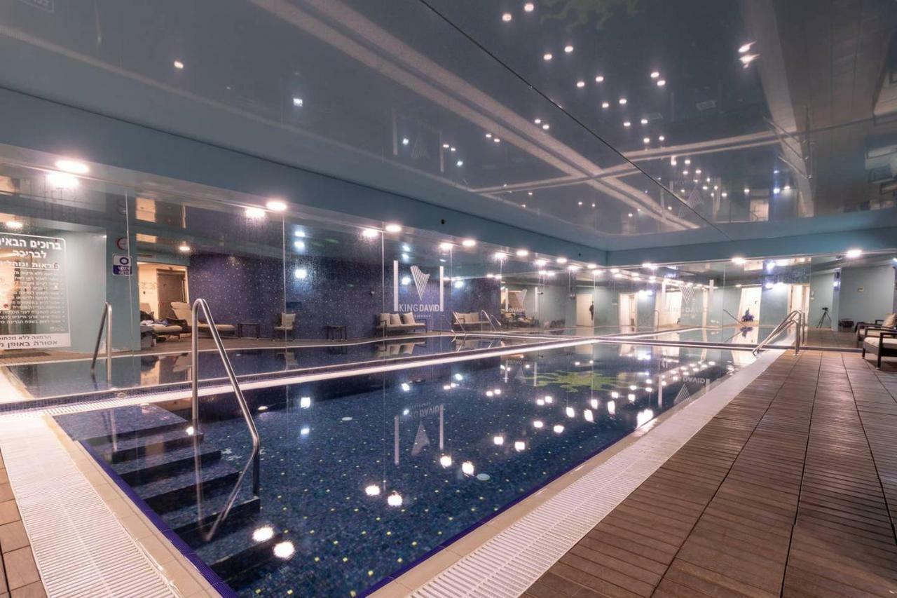 King David Residence Luxury 4 Bd/Pool/Gym/Parking Jeruzsálem Kültér fotó