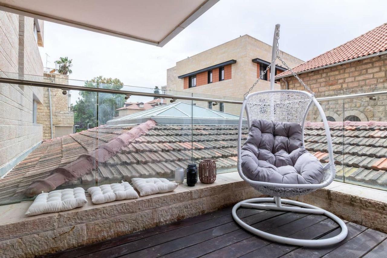 King David Residence Luxury 4 Bd/Pool/Gym/Parking Jeruzsálem Kültér fotó