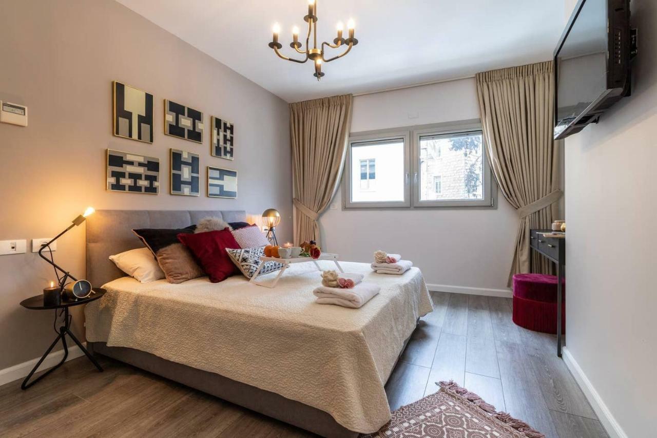 King David Residence Luxury 4 Bd/Pool/Gym/Parking Jeruzsálem Kültér fotó